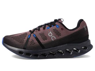 On Mens Cloudsurfer Next Sneakers, Black/Cobalt, 12