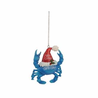Beachcombers Resin Santa Claws Blue Crab Ornament at Nordstrom