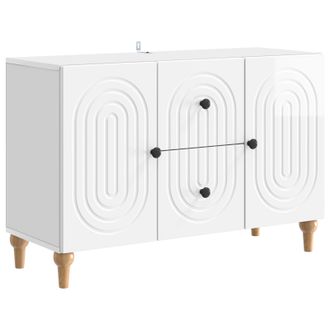 vidaXL Mueble De Tv Brillante 89 X 34,5 X 60 Cm Madera De Ingenier&iacute;a Vidaxl