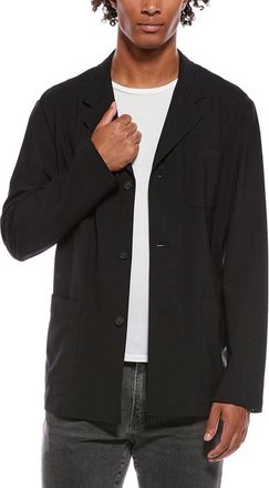Vince Tailored Wool-Blend Utility Blazer