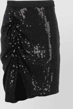 Vivienne Westwood high waist sequin skirt side slit