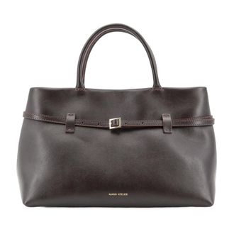 Manu Atelier Tassen, Dames, Bruin, ONE Size, Leer, Le Cambon 35