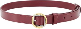 Jacquemus La Ceinture Salon Fine - Dames - Accessoires - Rood - Maat: 85 CM Leer