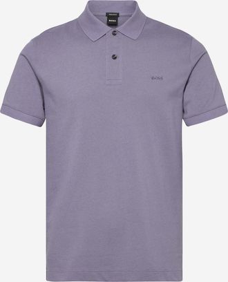 HUGO BOSS Mens Polo Shirt Cotton Lilac T-shirts And Polos