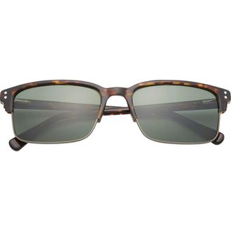 Ted Baker 55mm Polarized Square Sunglasses in Tortoise at Nordstrom Rack