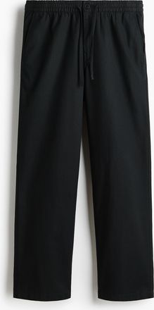 H&M Hose in Relaxed Fit - Schwarz