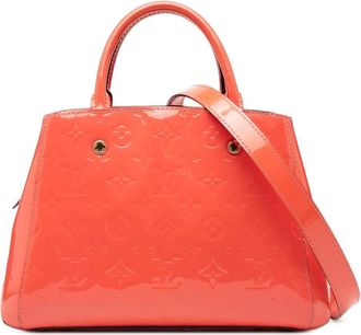 Louis Vuitton Pre-owned Handbags, female, Orange, Size: ONE SIZE Pre-owned Structured Top Handle Bag