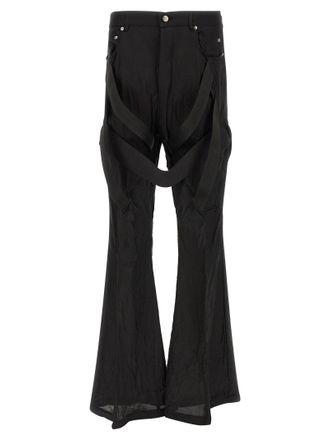 Rick Owens Mens Megastrapped Bolans Pants