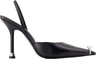 Alexander Wang Akilita Slingback - Dames - Pumps - Zwart - 37 EU - Schoenen