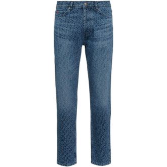 HUGO BOSS Hugo Mens Five Pocket Design Slim Fit Jeans in Turq/Aqua - Blue - Size 33W/32L