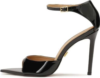 Kazar Gelakte sandalen met puntige tenen - Dames - Sandalen met hakken - Zwart - 35 EU - Leer - Schoenen