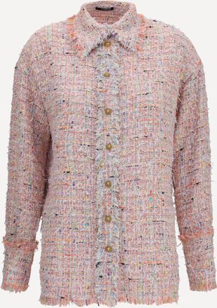 Balmain Camicia in tweed Woman 40