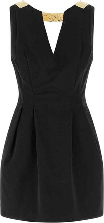 Elisabetta Franchi Metal Plaque Dress