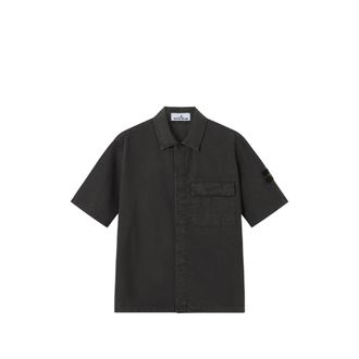 Stone Island Compass-badge Short-sleeved Shirt