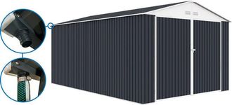 Habitat et Jardin Habitat Et Jardin - Garaje Met&aacute;lico <> - 18,56 M&sup2; Con Canal&oacute;n - Antracita