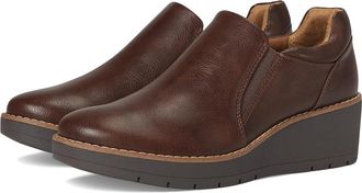 Söfft Fabri Womens Flat Shoes Dark Brown : 7.5 M, Faux Leather