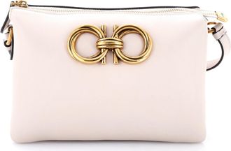 Ferragamo Trapezio Zip Crossbody Leather Mini