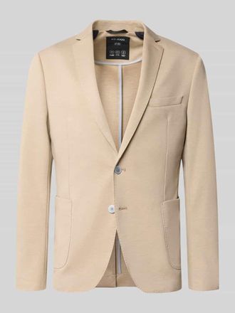 s.Oliver Black Label 2-Knopf-Sakko mit Viskose-Anteil in Beige, Gr&ouml;&szlig;e 102