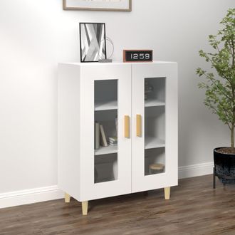 vidaXL Aparador De Madera De Ingenier&iacute;a Blanco 69,5x34x90 Cm Vidaxl