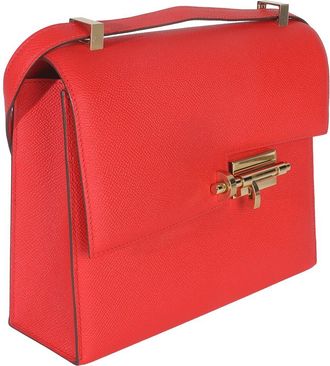 Herm&egrave;s Red Leather Verrou 23 GHW (Authentic Pre-Loved)