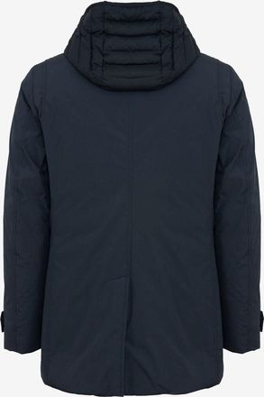 Moorer Mens Nylon Jacket Raffaello Navy Polyester