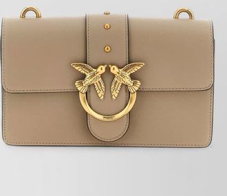 Pinko love bag one small leather clutch bag