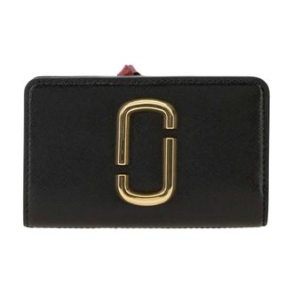 Marc Jacobs Wallets & Cardholders, female, Black, Size: ONE SIZE The Snapshot Compact Wallet
