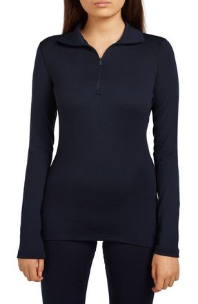 Icebreaker 260 Oasis Tech Merino Wool Half Zip Pullover in Midnight Navy at Nordstrom, Size X-Large