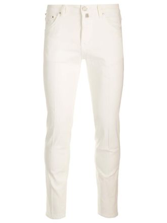 Jacob Cohen Scott Trousers Bianco-Uomo