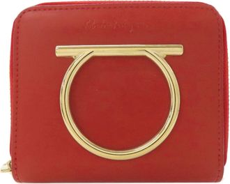 Ferragamo Leather Wallet (Bi-Fold) (Pre-Owned)
