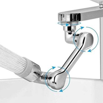 OEM Aireador De Grifo Giratorio De 1080 Grados, Aireador De Grifo De Fregadero De Cocina Giratorio, Extensi&oacute;n De Grifo Con Doble Rociador - Crezuo