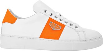 Philipp Plein Low-Top Sneakers - unisex - Sneakers - Wit - 41 EU - Leer - Schoenen