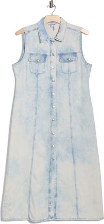 DKNY Sleeveless Denim Maxi Dress in Billboard at Nordstrom Rack, Size X-Large