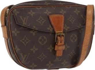 Louis Vuitton Pre-owned Cross Body Bags, female, Brown, Size: ONE SIZE Pre-owned Canvas Cross Body Bag