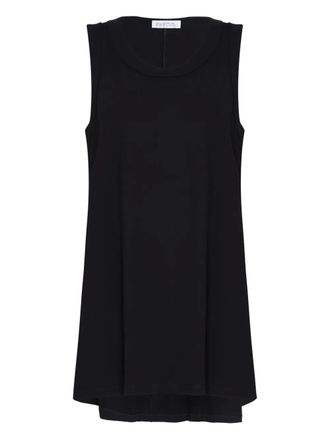 Gloria Coelho round-neck sleeveless top - Black