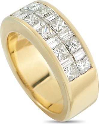 Luxury Bazaar 18K Yellow Gold 2.0ct Diamond Ring MF28-050626