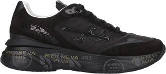 Premiata Stijlvolle Moerund Sneakers - Dames - Sneakers - Zwart - 38 EU - Leer - Schoenen