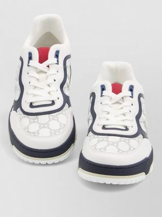 Gucci re web sneakers hammer leather pattern