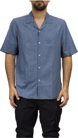 IMPURE Hombre, Camisas, Azul, Talla: L