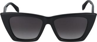 Alexander McQueen Stijlvolle zonnebril Am 0299S - Dames - Zonnebrillen - Zwart - 54 MM - Accessoires
