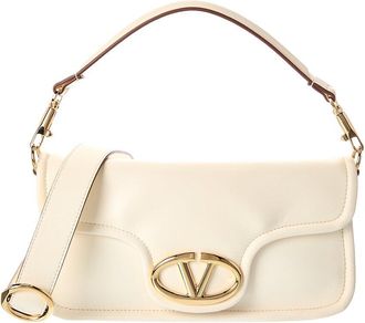Valentino Vlogo Signature Leather Shoulder Bag