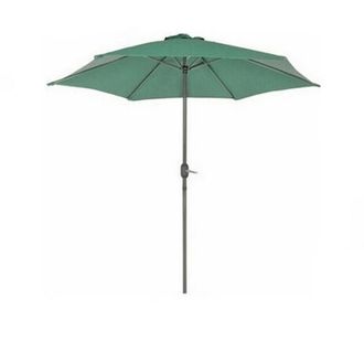 Trade Shop Trade Shop - Ombrellone Da Giardino Gazebo Ombrello Parasole 236x&oslash;270cm Verde Con Manovella 206423