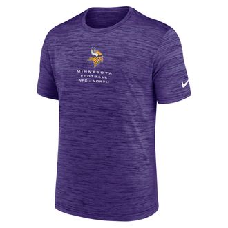 Nike Minnesota Vikings Velocity Nike Mens Dri-FIT NFL T-Shirt in Purple | NKPQ51L9M-QMV