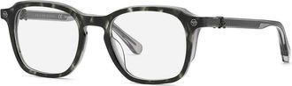 Philipp Plein Demo Square Mens Eyeglasses VPP059V 0AHU 51