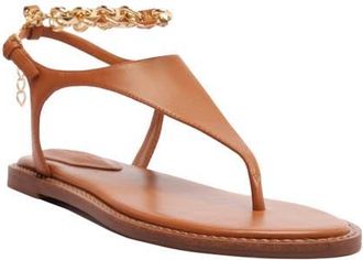 Schutz Lys Ankle Strap Slide Sandal in Miele at Nordstrom, Size 6.5