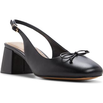 Aldo Lilynae Slingback Pump in Black at Nordstrom, Size 8.5