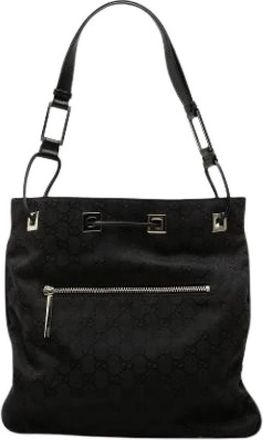 Gucci Pre-owned Vintage Schoudertas - Dames - Vintage Schoudertas - Zwart - ONE Size - Leer - Vintage