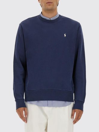 Polo Ralph Lauren Felpa a girocollo in cotone con logo Pony Polo Ralph Lauren