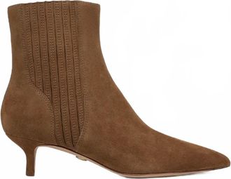 Veronica Beard Womens Lisa Kitten Heel Bootie In Hazelwood Suede
