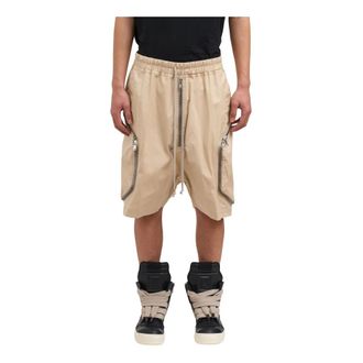 Rick Owens Long Shorts, male, Beige, Size: M Heizer Bela Shorts